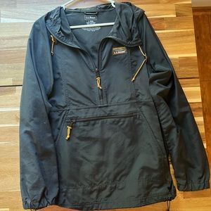 LLBean Anaorack jacket half zip